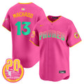 Men's Padres 2024 San Diego City Style Vapor Premier Limited Jersey - All Stitched - Pink, Manny Machado