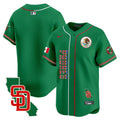 Men's Padres Mexico California Patch Vapor Premier Limited Jersey V2 - All Stitched - Green, Team