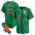 Men's Padres Mexico California Patch Vapor Premier Limited Jersey V2 - All Stitched - Green, Tony Gwynn