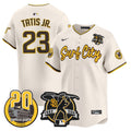 Men's Padres Tony Gwynn & Petco Park 20th Patch Vapor Premier Limited Jersey V3 - All Stitched