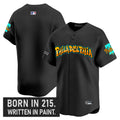 Men's Philadelphia Phillies 'Graffiti Broad Street Edition 'Vapor Premier Limited Jersey V2 - All Stitched - Black, Team