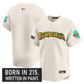 Men's Philadelphia Phillies 'Graffiti Broad Street Edition 'Vapor Premier Limited Jersey V2 - All Stitched - Cream, Team