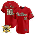 Men's Phillies Armed Forces Day Vapor Premier Limited Jersey - All Stitched - Red, J.T.Realmuto