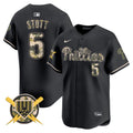 Men's Phillies Armed Forces Day Vapor Premier Limited Jersey - All Stitched - Black, Bryson Stott