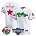 Men's Phillies Phanatic 2024 NL East Division Champions Vapor Premier Limited Jersey - All Stitched - White, Phanatic
