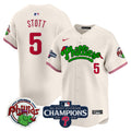 Men's Phillies Phanatic 2024 NL East Division Champions Vapor Premier Limited Jersey - All Stitched - Cream, Bryson Stott