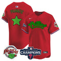 Men's Phillies Phanatic 2024 NL East Division Champions Vapor Premier Limited Jersey - All Stitched - Red, Phanatic