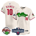 Men's Phillies Phanatic 2024 NL East Division Champions Vapor Premier Limited Jersey - All Stitched - Cream, J.T.Realmuto