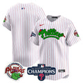 Men's Phillies Phanatic 2024 NL East Division Champions Vapor Premier Limited Jersey - All Stitched - White Pinstripe, Team