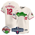 Men's Phillies Phanatic 2024 NL East Division Champions Vapor Premier Limited Jersey - All Stitched - Cream, Kyle Schwarber