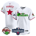 Men's Phillies Phanatic 2024 NL East Division Champions Vapor Premier Limited Jersey V2 - All Stitched - White, Phanatic