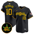 Men's Pittsburgh Pirates Wiz Khalifa Vapor Premier Limited Jersey - All Stitched - Black, Bryan Reynolds