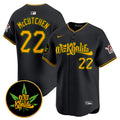 Men's Pittsburgh Pirates Wiz Khalifa Vapor Premier Limited Jersey - All Stitched - Black, Andrew Mccutchen