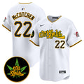 Men's Pittsburgh Pirates Wiz Khalifa Vapor Premier Limited Jersey - All Stitched - White, Andrew Mccutchen