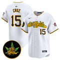 Men's Pittsburgh Pirates Wiz Khalifa Vapor Premier Limited Jersey - All Stitched - White, Oneil Cruz