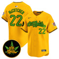 Men's Pittsburgh Pirates Wiz Khalifa Vapor Premier Limited Jersey - All Stitched - Gold, Andrew Mccutchen
