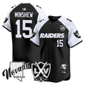 Men's Raiders 2024 Vapor Premier Limited Jersey - 65th Anniversary - All Stitched - Black Alternate, Gardner Minshew