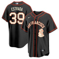 Men's San Francisco Giants 2024 Rickwood Classic Vapor Premier Limited Jersey - All Stitched - Black, Thairo Estrada