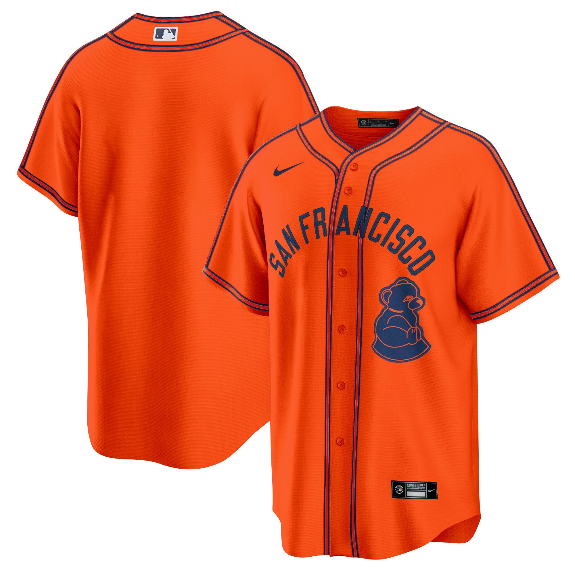Men's San Francisco Giants 2024 Rickwood Classic Vapor Premier Limited Jersey - All Stitched - Orange, Team