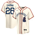 Men's San Francisco Giants 2024 Rickwood Classic Vapor Premier Limited Jersey - All Stitched - Cream, Matt Chapman
