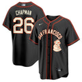 Men's San Francisco Giants 2024 Rickwood Classic Vapor Premier Limited Jersey - All Stitched - Black, Matt Chapman