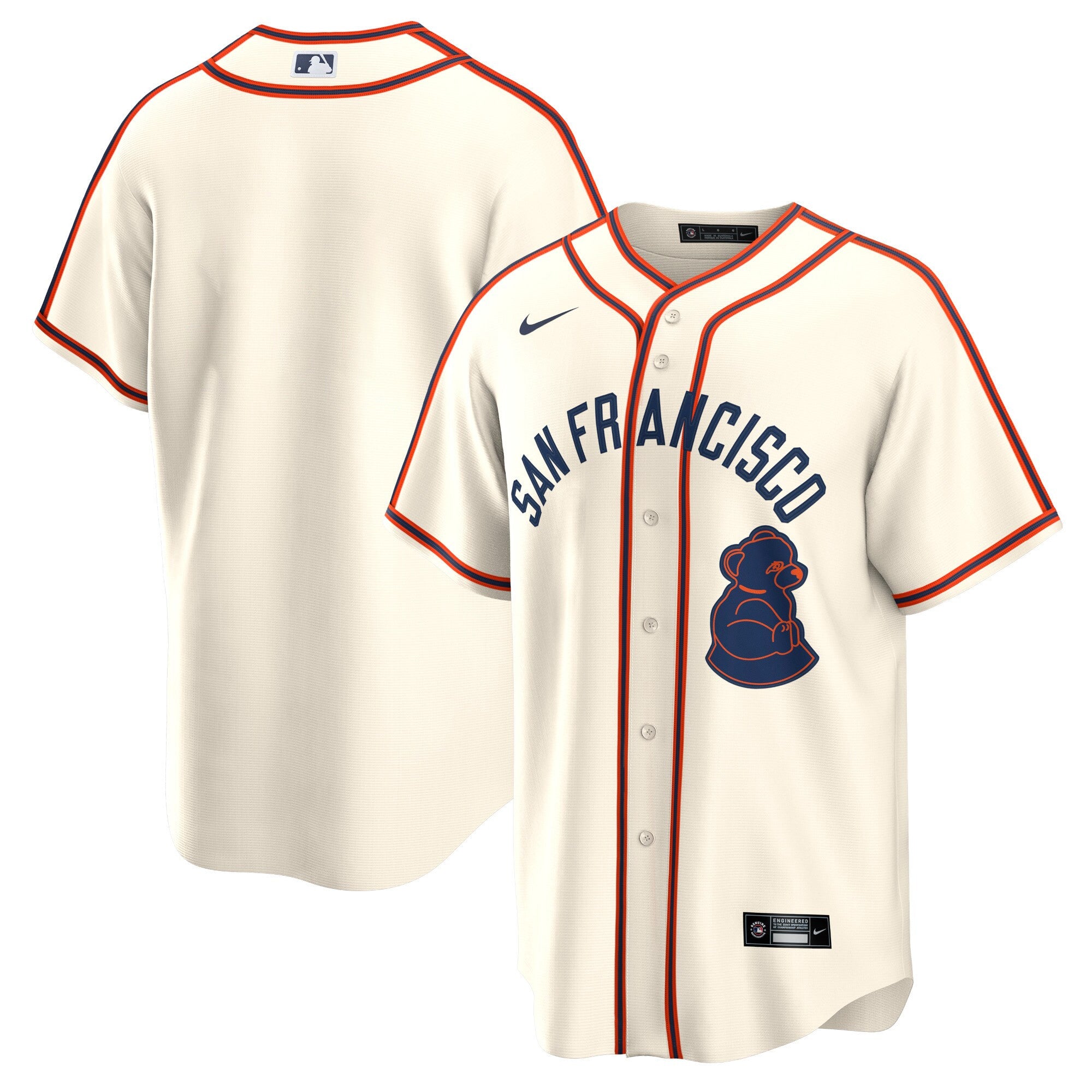 Men's San Francisco Giants 2024 Rickwood Classic Vapor Premier Limited Jersey - All Stitched - Cream, Team