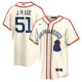 Men's San Francisco Giants 2024 Rickwood Classic Vapor Premier Limited Jersey - All Stitched - Cream, Jung Hoo Lee