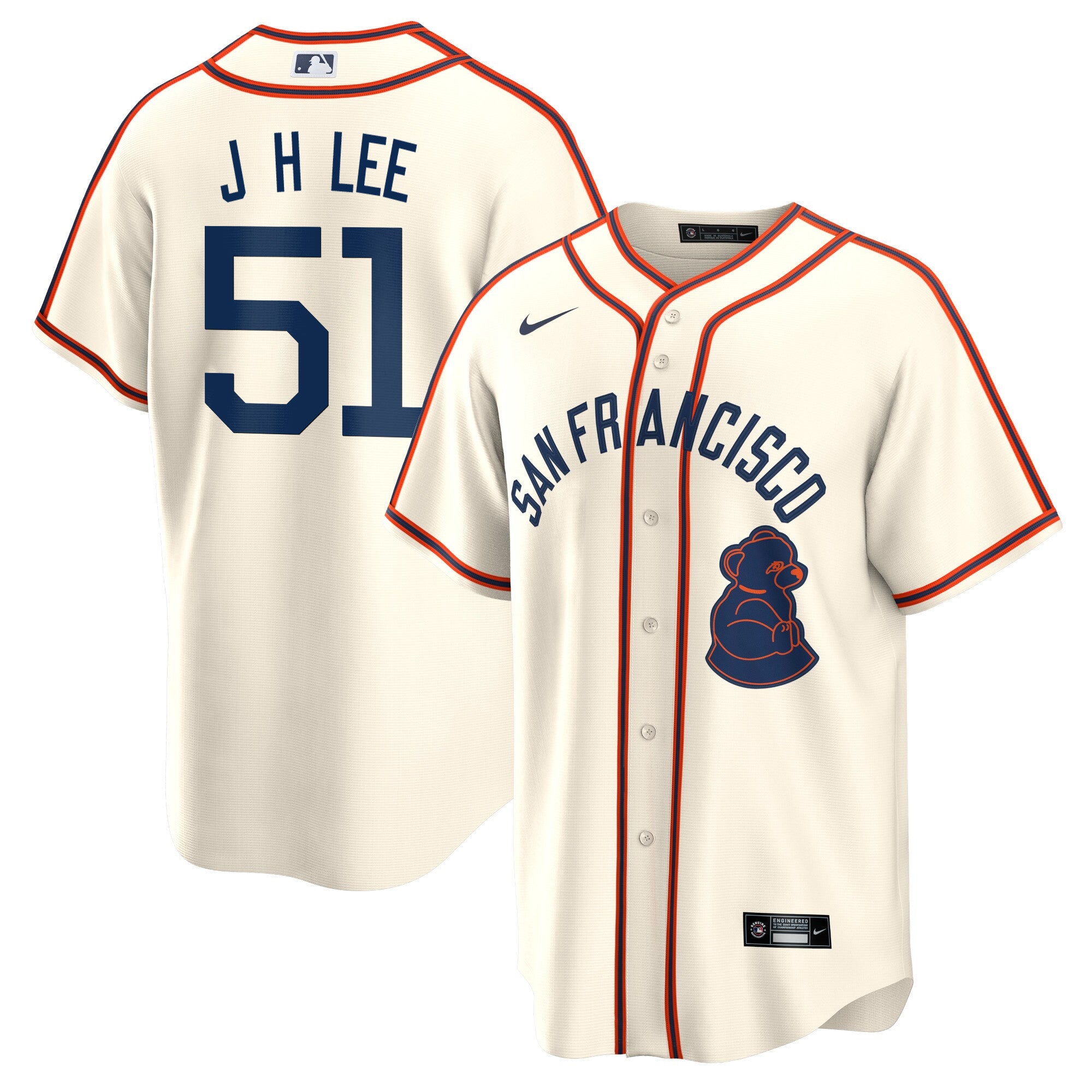 Men's San Francisco Giants 2024 Rickwood Classic Vapor Premier Limited Jersey - All Stitched - Cream, Jung Hoo Lee