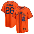 Men's San Francisco Giants 2024 Rickwood Classic Vapor Premier Limited Jersey - All Stitched - Orange, Matt Chapman