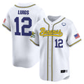 Men's Savannah Bananas Vapor Premier Limited Jersey - All stitched - White, Kyle Luigs