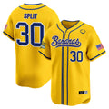 Men's Savannah Bananas Vapor Premier Limited Jersey - All stitched - Yellow, Savannah Bananas Split