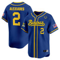 Men's Savannah Bananas Vapor Premier Limited Jersey - All stitched - Royal, Reese Alexiades