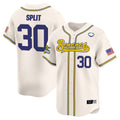 Men's Savannah Bananas Vapor Premier Limited Jersey - All stitched - Cream, Savannah Bananas Split