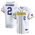 Men's Savannah Bananas Vapor Premier Limited Jersey - All stitched - White, Reese Alexiades