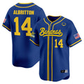Men's Savannah Bananas Vapor Premier Limited Jersey - All stitched - Royal, Dakota Albritton
