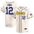 Men's Savannah Bananas Vapor Premier Limited Jersey - All stitched - Cream, Kyle Luigs