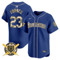 Men's Seattle Mariners Armed Forces Day Vapor Premier Limited Jersey - All Stitched - Royal, Ty France