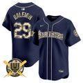 Men's Seattle Mariners Armed Forces Day Vapor Premier Limited Jersey - All Stitched - Navy, Cal Raleigh