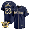 Men's Seattle Mariners Armed Forces Day Vapor Premier Limited Jersey - All Stitched - Navy, Ty France