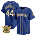 Men's Seattle Mariners Armed Forces Day Vapor Premier Limited Jersey - All Stitched - Royal, Julio Rodríguez