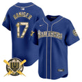 Men's Seattle Mariners Armed Forces Day Vapor Premier Limited Jersey - All Stitched - Royal, Mitch Haniger