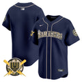Men's Seattle Mariners Armed Forces Day Vapor Premier Limited Jersey - All Stitched - Navy, Team