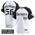 Men's Seattle Mariners 'Deep Sea Gothic Edition' Vapor Premier Limited Jersey V2 - All Stitched - Alternate, Randy Arozarena