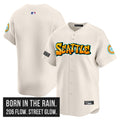 Men's Seattle Mariners 'Graffiti Emerald Drop Edition' Vapor Premier Limited Jersey - All Stitched - Cream, Team