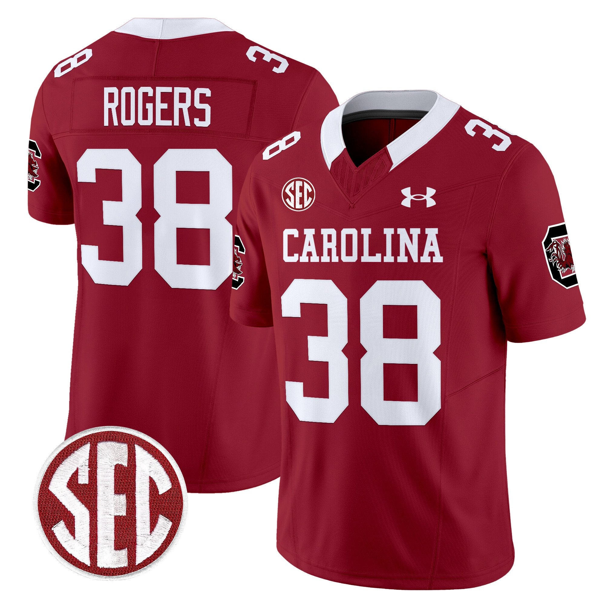 Men's South Carolina Gamecocks 1980 Throwback Vapor Limited Jersey V2 - All Stitched