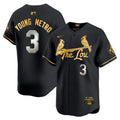Men's St. Louis Cardinals 2024 City Connect Vapor Premier Limited Jersey - All Stitched - Black Gold, Metro Boomin