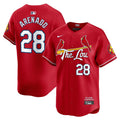 Men's St. Louis Cardinals 2024 City Connect Vapor Premier Limited Jersey - All Stitched - Red, Nolan Arenado