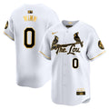 Men's St. Louis Cardinals 2024 City Connect Vapor Premier Limited Jersey - All Stitched - White Gold, Masyn Winn