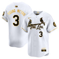 Men's St. Louis Cardinals 2024 City Connect Vapor Premier Limited Jersey - All Stitched - White Gold, Metro Boomin