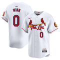 Men's St. Louis Cardinals 2024 City Connect Vapor Premier Limited Jersey - All Stitched - White, Masyn Winn